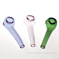 customized color OEM ODM glass hand pipe High borosilicate glass smoking pipe